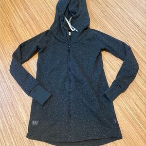 Women's DESO Black/Grey Hooded Sweater Jacket